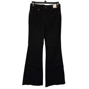 J. Crew Vintage Flare Jeans High Rise Semi-Stretch Women 27 Black NWT CN352